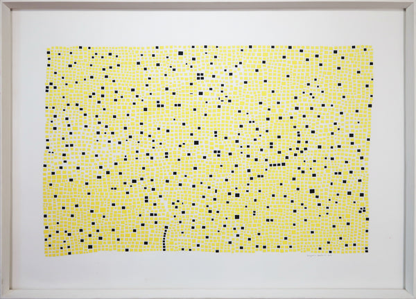 Untitled (Yellow and Black Squares) by Benjamin Haskins