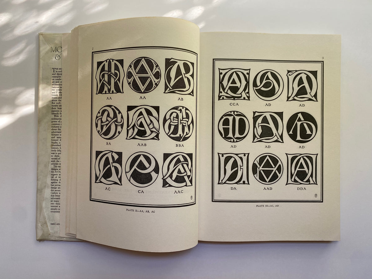 Draper Monogram Monograms & Ciphers: Designed and drawn by A:A Turbayne – Gallery Bon Bon