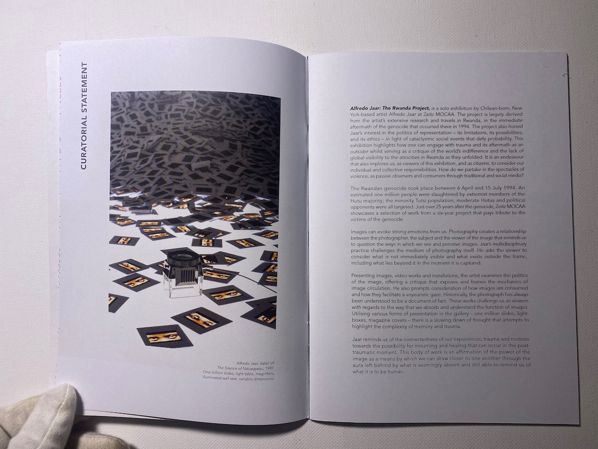 The Rwanda Project Alfredo Jaar: The Rwanda Project – Gallery Bon Bon